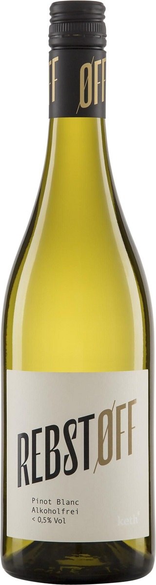 WINO BEZALKOHOLOWE PINOT BLANC BIAŁE PÓŁWYTRAWNE BIO 750 ml - KETH (REBSTOFF) (RIEGEL)