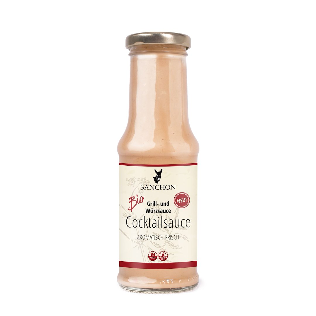 SOS KOKTAJLOWY BEZGLUTENOWY BIO 210 ml - SANCHON
