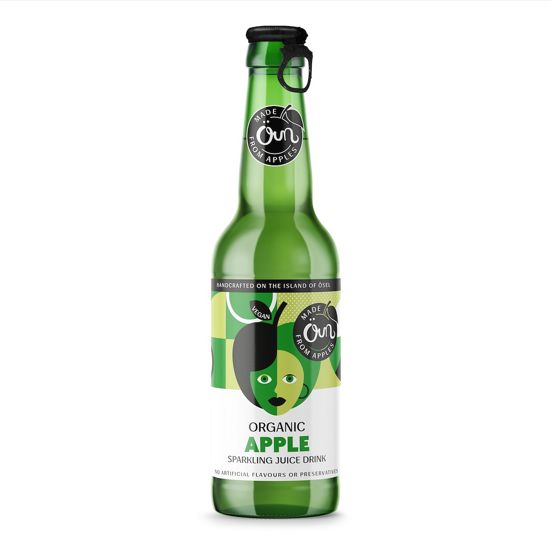 NAPÓJ MUSUJĄCY JABŁKOWY BIO 330 ml -  OUN