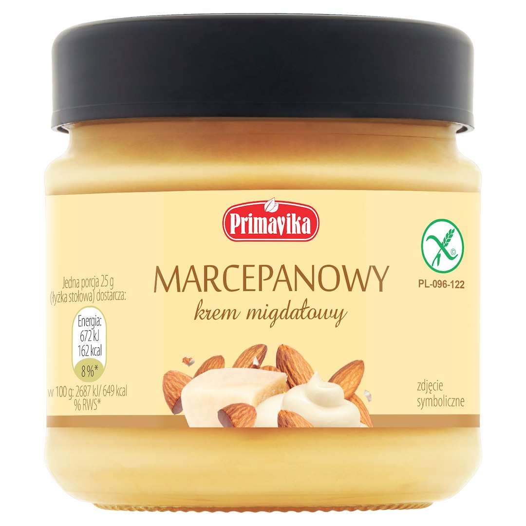 KREM MARCEPANOWY BEZGLUTENOWY 185 g - PRIMAVIKA