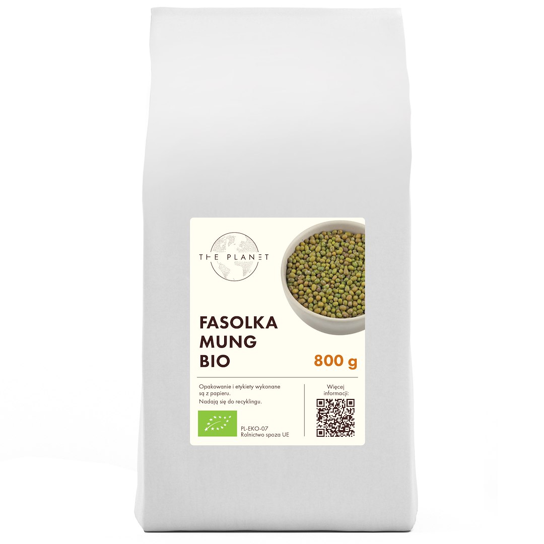 FASOLKA MUNG BIO 800 g - THE PLANET
