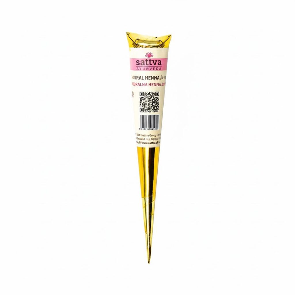 HENNA DO TATUAŻU W ROŻKU 30 g - SATTVA (AYURVEDA)
