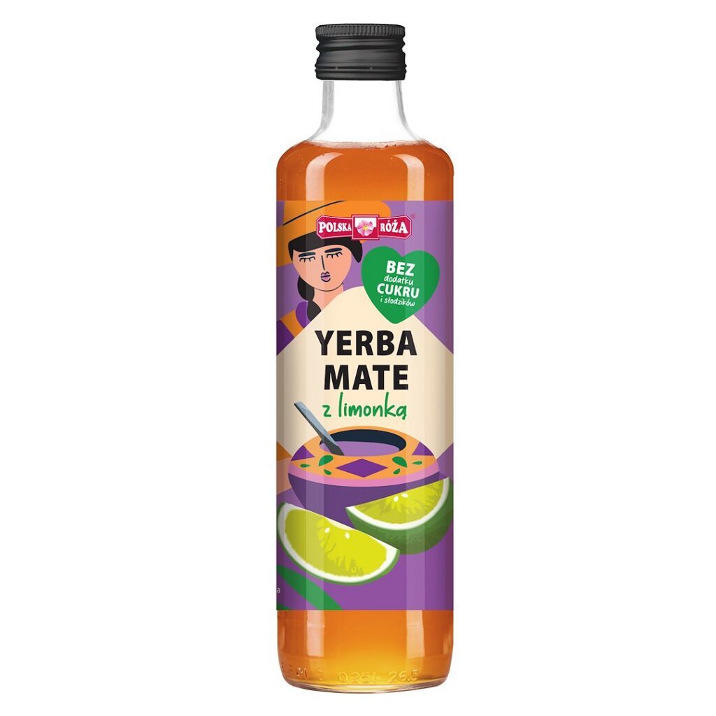 NAPÓJ YERBA MATE Z LIMONKĄ 250 ml - POLSKA RÓŻA