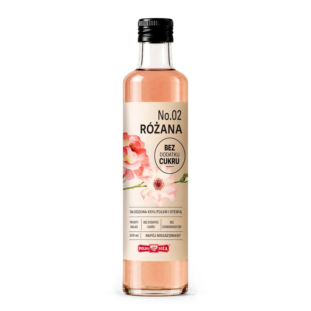 NAPÓJ RÓŻANY BEZ DODATKU CUKRÓW 250 ml - POLSKA RÓŻA