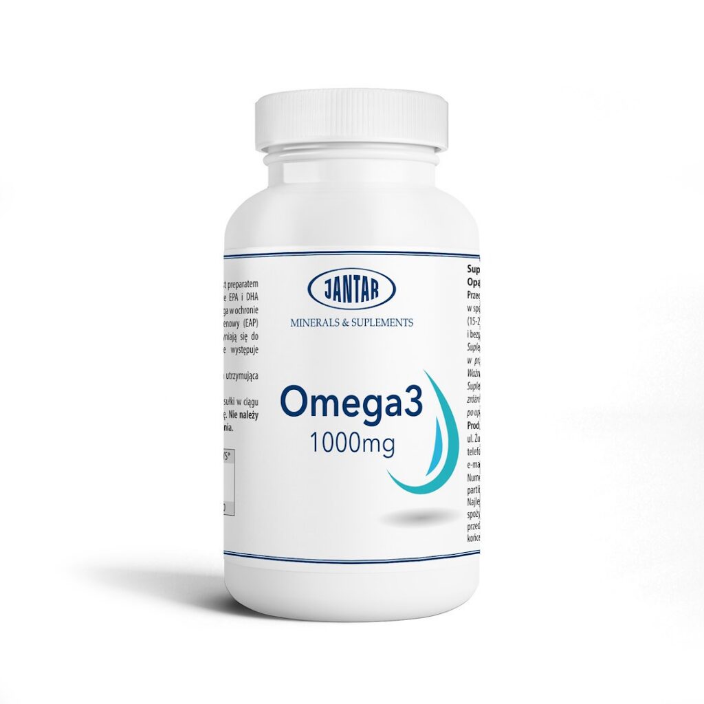 OMEGA-3 90 KAPSUŁEK - JANTAR
