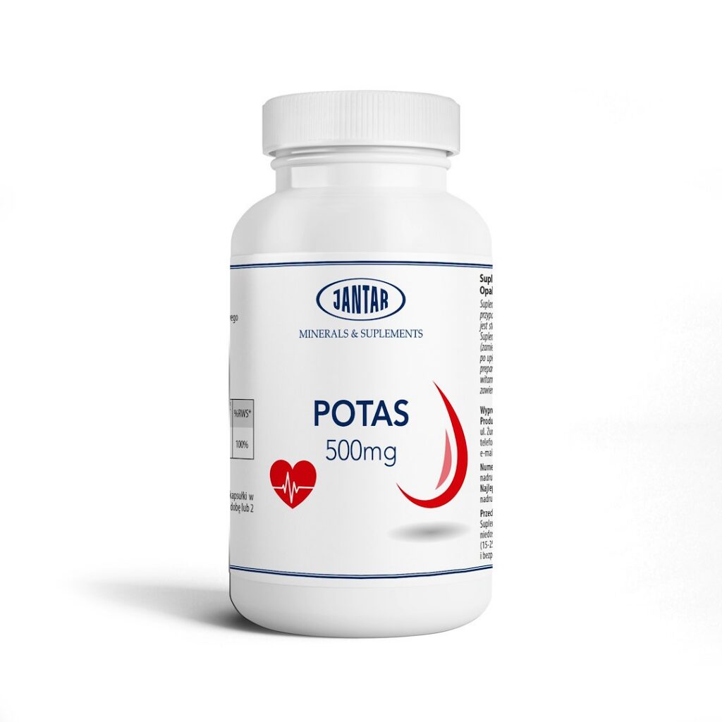 POTAS (500 mg) 60 KAPSUŁEK - JANTAR