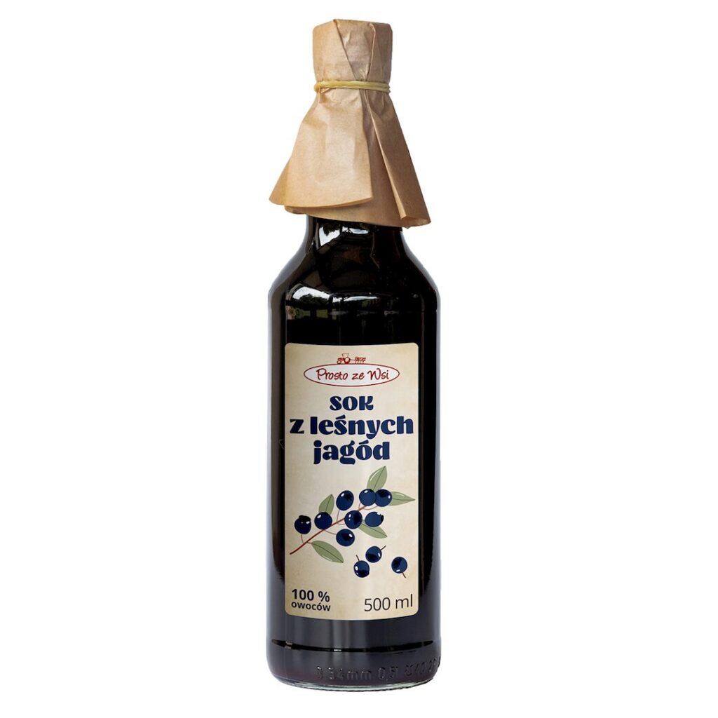 SOK JAGODOWY NFC 500 ml - PROSTO ZE WSI