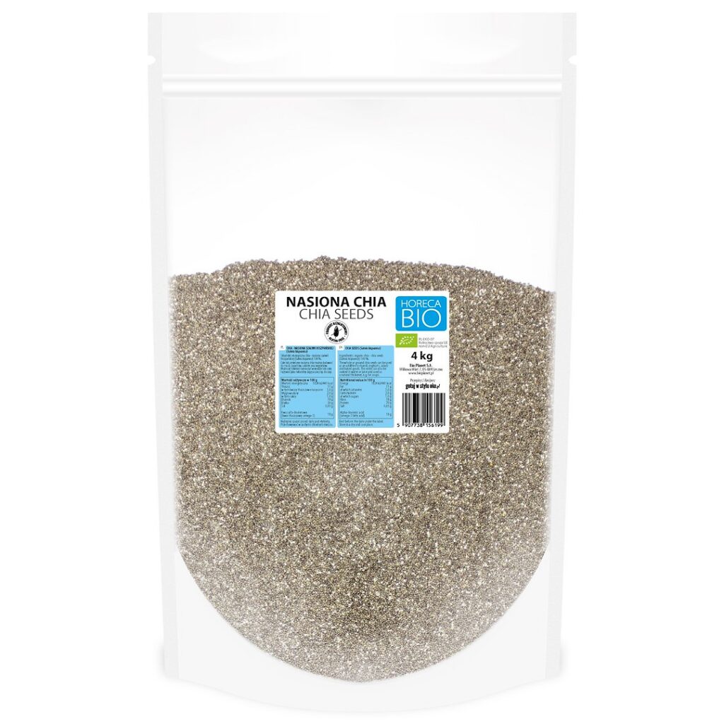 CHIA NASIONA BEZGLUTENOWE BIO 4 kg - HORECA (BIO PLANET)