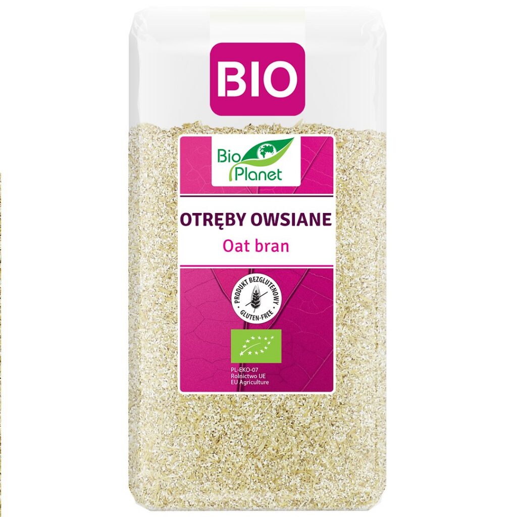 OTRĘBY OWSIANE BEZGLUTENOWE BIO 300 g - BIO PLANET