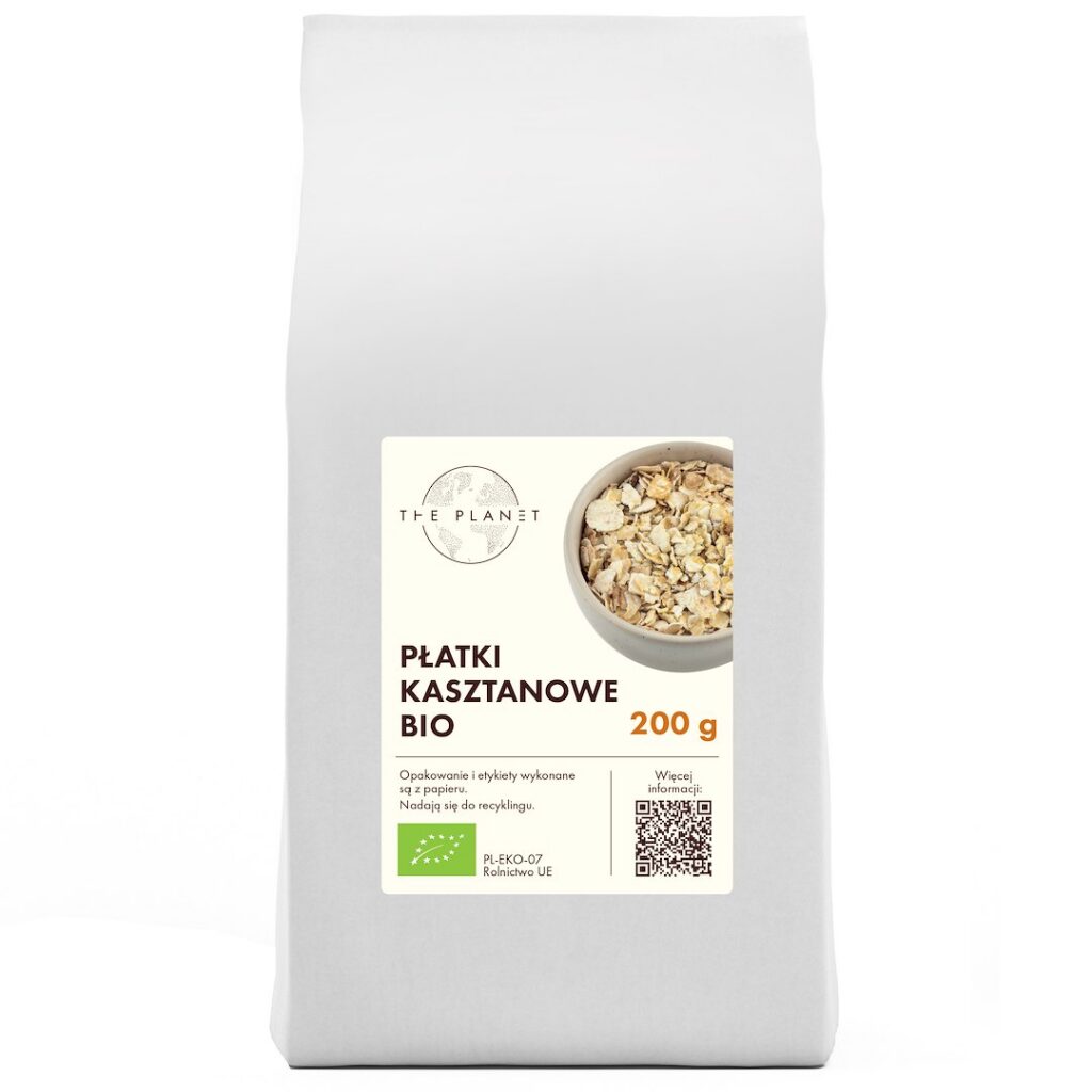 PŁATKI KASZTANOWE BIO 200 g - THE PLANET