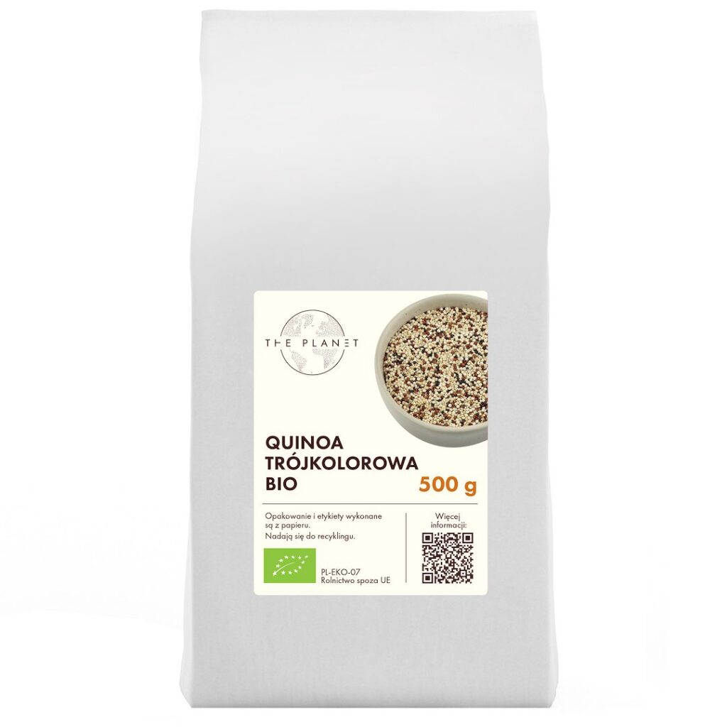 QUINOA TRÓJKOLOROWA BIO 500 g - THE PLANET