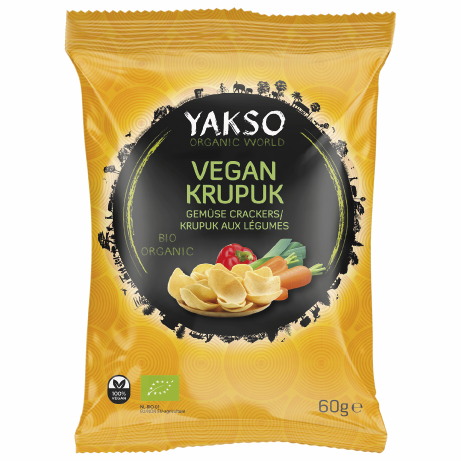 PRAŻYNKI WARZYWNE (VEGAN KRUPUK) BIO 60 g - YAKSO