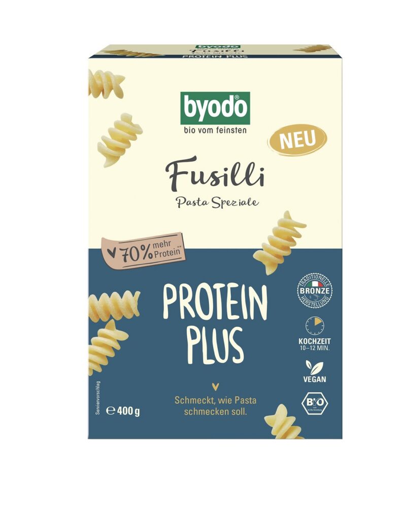 MAKARON PROTEINOWY (SEMOLINOWY Z DYNIĄ) ŚWIDERKI BIO 400 g - BYODO