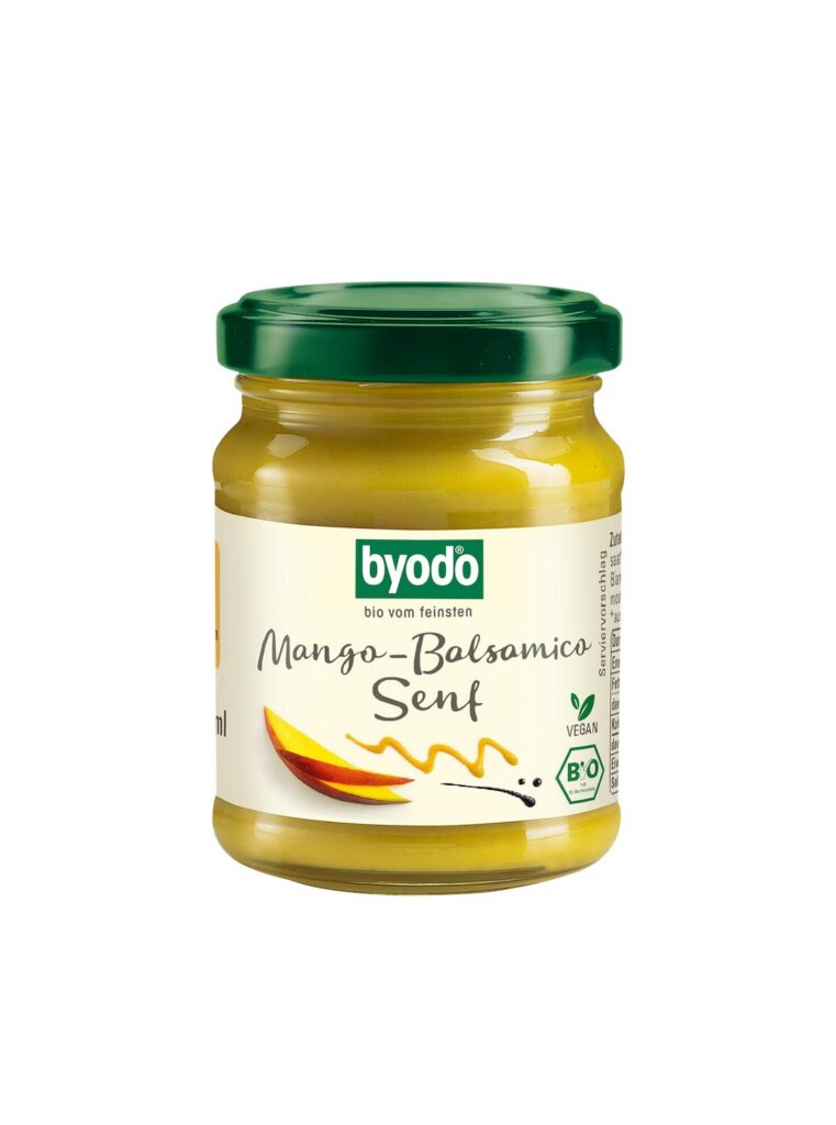SOS MUSZTARDOWO - BALSAMICZNY Z MANGO BEZGLUTENOWY BIO 125 ml - BYODO