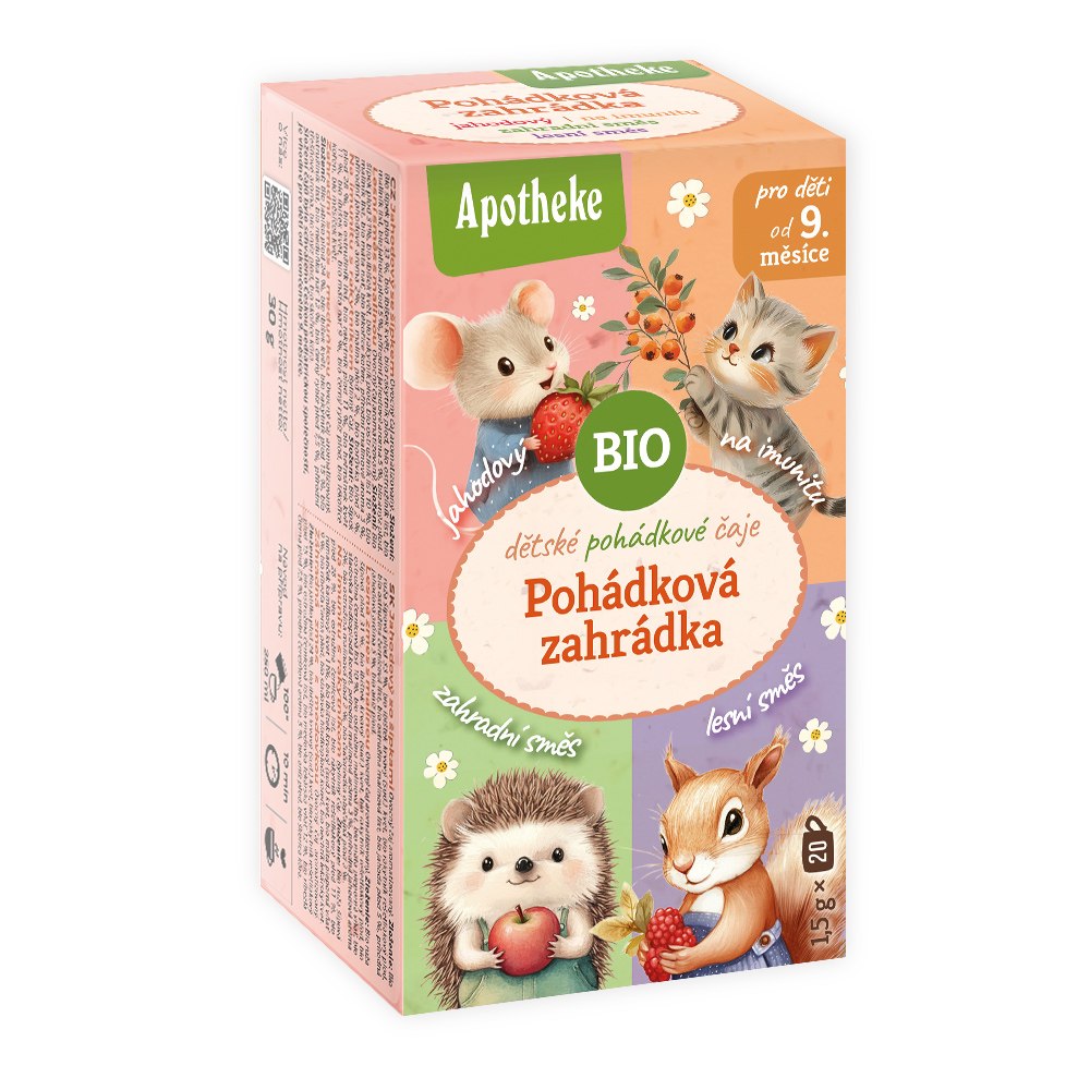 HERBATKA BAJKOWA DLA DZIECI NA OSKRZELA Z BABKĄ LANCETOWATĄ BIO (20 x 1,5 g) 30 g - APOTHEKE
