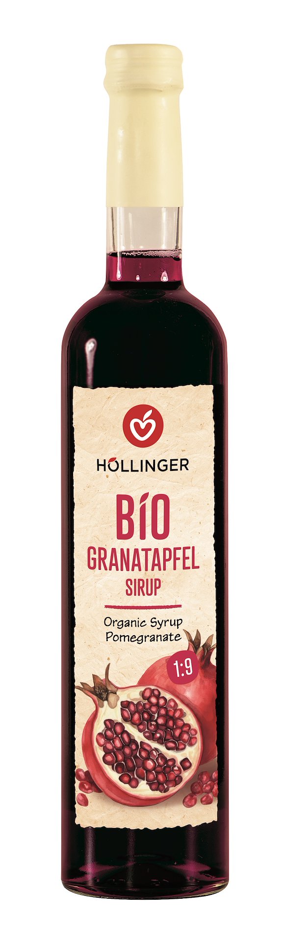 SYROP O SMAKU GRANATU BIO 500 ml - HOLLINGER